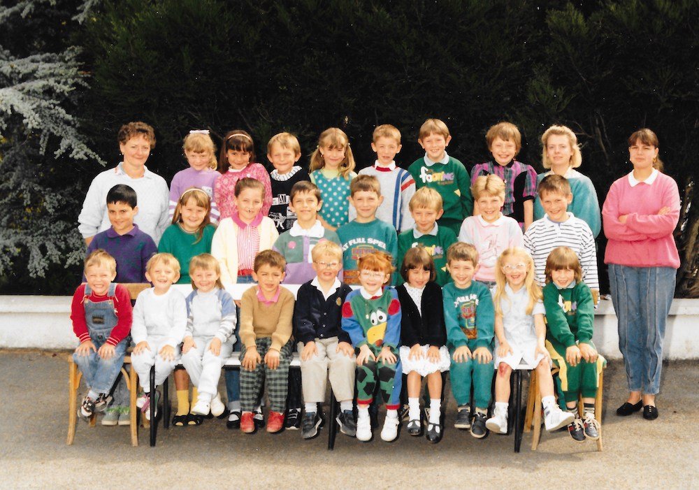 Classe de Mme DELANNOY juillet 1989