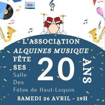 Photo Alquines Musique, les 20 ans de l'association !