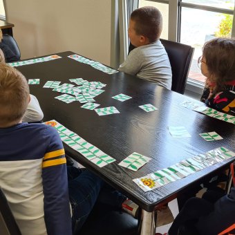 Photo Le 17 mai, la médiathèque accueillait une classe de maternelle
